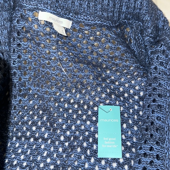 NWT Maurice’s zip up cardigan/sweater. Small. - Picture 2 of 3